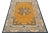 2010s Rug & Kilim’s Art Deco Rug in Gold With Medallion and Floral Patterns For Sale - Image 5 of 7