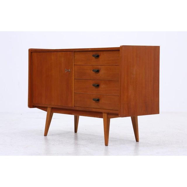 Mid-Century Teak Chest of 4 Drawers, 1960s For Sale - Image 14 of 15
