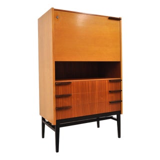 Mid-Century Modern Highboard with Secretaire by Frantisek Mezulanik for Up Zavody, 1960s For Sale