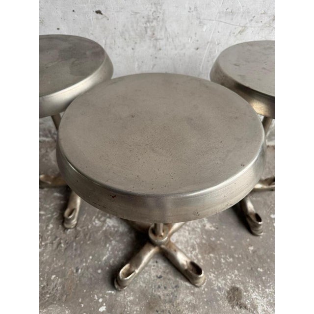 Industrial Industrial-Style Metal Side Table For Sale - Image 3 of 3