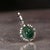 Garnet Tsavorite & Diamond Earrings 14k WG 22.44 TCW Certified For Sale - Image 12 of 13