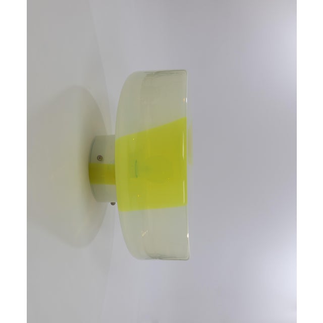 Metal Yellow Oite Wall Lamp by Renato Toso for Leucos, 1970s For Sale - Image 7 of 10