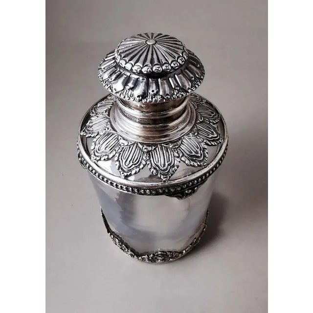 Victorian Crystal and Silver Bottle, 1905 For Sale - Image 3 of 13