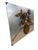The MCM Alex Kovacs Metal Brutalist Floral Wall Art from 1977 is a unique and handmade piece of vintage art. Originating...