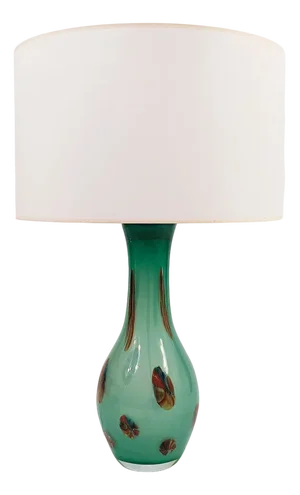 Large Italian Murano Glass Table Lamp, 1970s