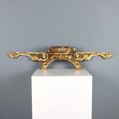 Italian Carved Wooden Canopy Rail For Sale - Image 11 of 11