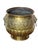 This is a lovely Victorian brass jardiniere (planter) featuring hand crafted repousse decorative floral panels and...