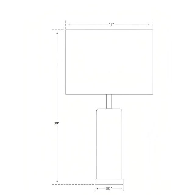 Modern AERIN for Visual Comfort Signature Cliff Table Lamp in Black Marble with Linen Shade For Sale - Image 3 of 3