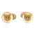 J.E. Caldwell Fox Cufflinks Vintage 14k Yellow Gold Estate Fine Animal Jewellery - 2 Pieces For Sale