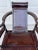 Antique Ming Rosewood Asian Lounge Chair With Ottoman For Sale - Image 9 of 13
