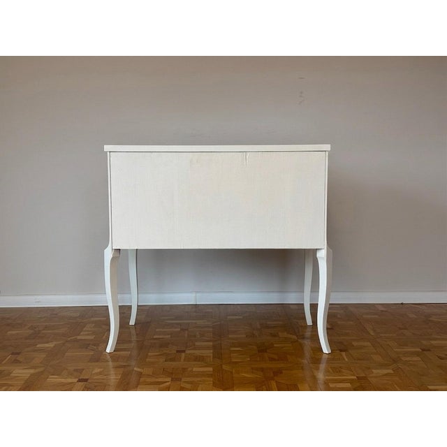 Gustavian Commode with Wallpaper from Christian Lacroix, 1950s For Sale - Image 9 of 10