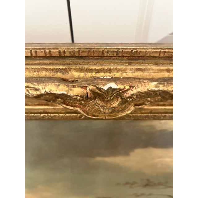 19th Century River Landscape Oil Painting For Sale - Image 10 of 12