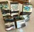 Metal Vintage Mexican Alpaca Abalone Inlay Napkin Rings Set of 8 For Sale - Image 7 of 10