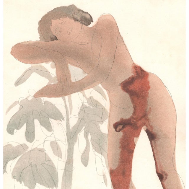 Rodin, Demain si les Génies Veulent Bien\., Nude, Original Lithograph, 1902 For Sale - Image 3 of 8