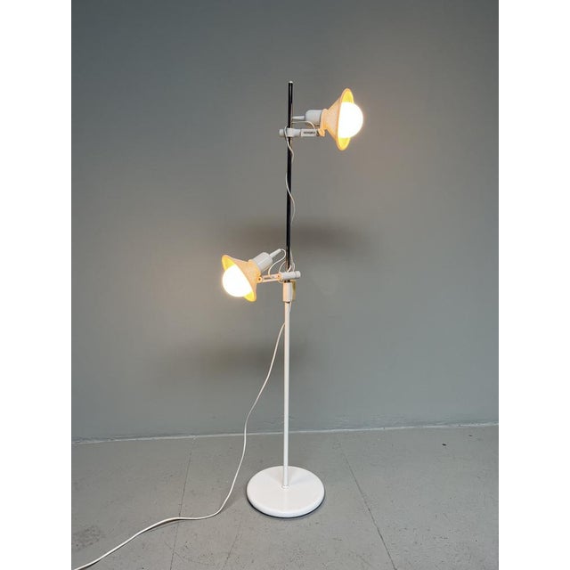 White Floor Lamp, 1970s For Sale - Image 12 of 15