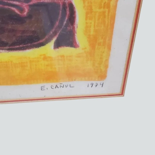 Mexican Authenticated Vintage Eliezer Canul Mayan Woodblock Print Collection – Four Hand-Signed Limited Editions, 1967-1974 (Incl. Rare 18/25) For Sale - Image 3 of 14