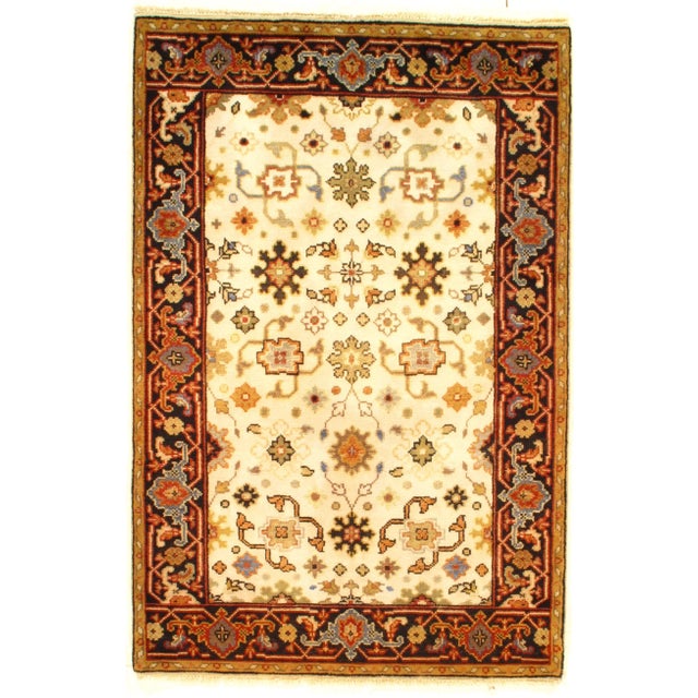 Pasargad NY Mahal Design Hand Knotted Rug - 4' X 6' For Sale - Image 4 of 5