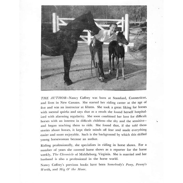 "Show Pony" Book 1954 Caffrey, Nancy With Remarque Pencil Drawing by Paul Brown For Sale - Image 9 of 12
