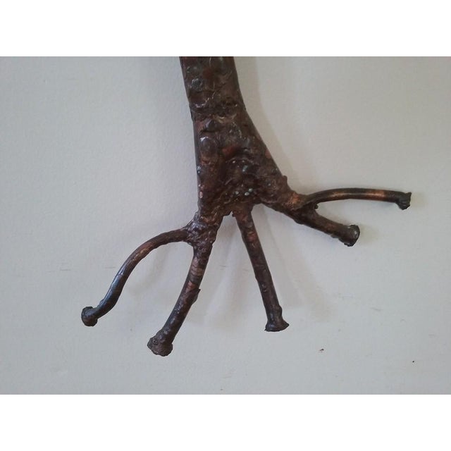 Jere Brass & Bronze Will Tree Wall Sculpture For Sale - Image 6 of 6