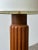 1940s Vintage Constructivist Fluted Wood Lamp, Circa 1940s For Sale - Image 5 of 12