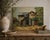 Mid-Century Modern Vintage 1960's Oil FarmHouse Painting on Canvas For Sale - Image 3 of 5