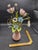 Victorian Vintage 1986 Imperial Palace Enameled Tole Flower Bouquet Igor Faberge Franklin Mint For Sale - Image 3 of 10