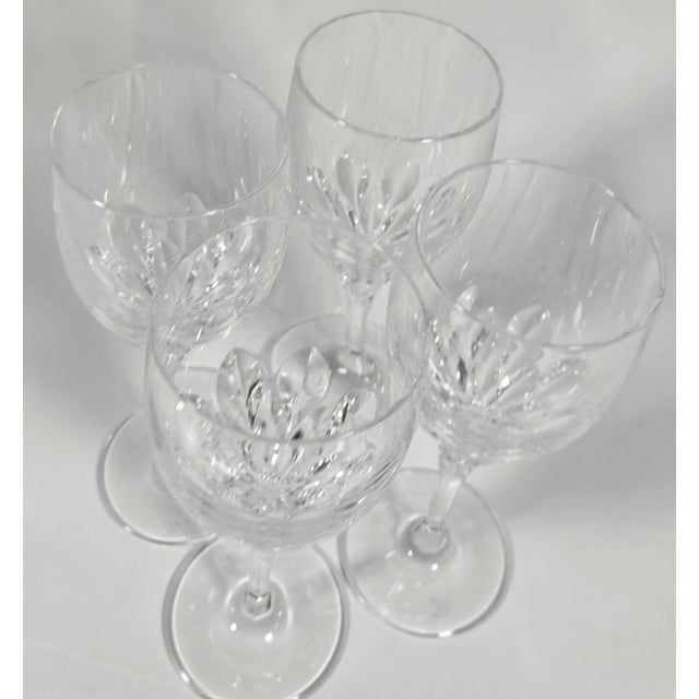 Nachtmann Crystal Goblets- Set of Four For Sale - Image 6 of 12