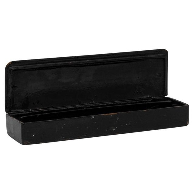 20th Century Asian Wooden Box with Handcrafted Gold Details For Sale - Image 15 of 18