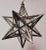 Vintage Silver Star Ceiling Lamp For Sale - Image 6 of 9