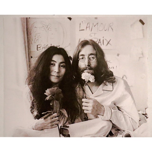 Date: 2009 Size: 24 x 36 inches About the poster: For the exhibition Imagine : La ballade pour la paix de John & Yoko at...