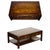 Vintage Military Campaign Hardwood and Brass Coffee Table with Drawers For Sale - Image 13 of 13