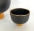 Modern Revelation Modern Black and Gold Offering Bowls Set of 2 For Sale - Image 3 of 4