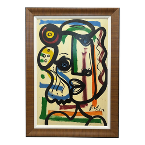 "Palma De Mallorca" Titled Peter Keil Painting