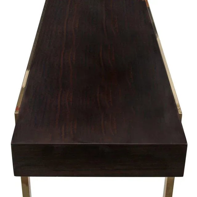 Wood Interlude Home Cronyn Veneer Console Table For Sale - Image 7 of 9