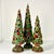 1990s 1990s Vintage Americana Boho Chic Christmas Holly Topiary Trees Holiday Accents - Set of 3. For Sale - Image 5 of 17