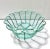 Vintage Turquoise Scalloped Wire Fruit Basket For Sale - Image 4 of 8