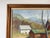1970s Vintage Rural Autumn Landscape Oil on Canvas Painting – Wood Frame For Sale In Miami - Image 6 of 12