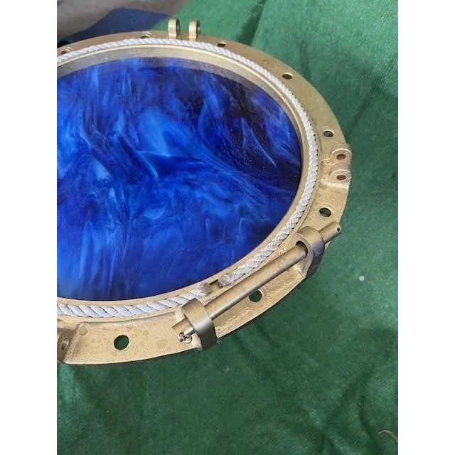 Port Hole Side Table - Custom Made For Sale - Image 4 of 9