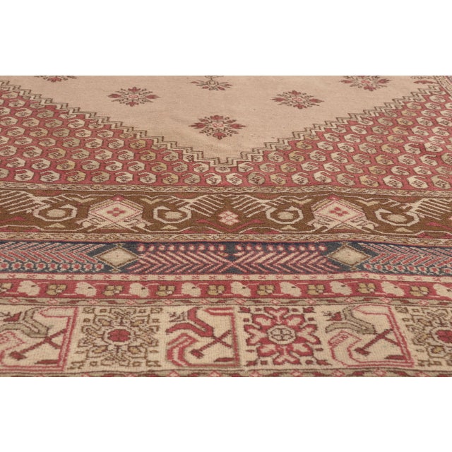 Mid 20th Century Vintage Turkish Oushak Rug, 06'08 X 09'06 For Sale - Image 5 of 10