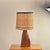 Contemporary 1970s Sculptural Hawaiian Koa Wood Lamp With Custom Rattan Shade For Sale - Image 3 of 12