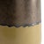 Three toned earthenware vase 14.5h x 5w x 5d