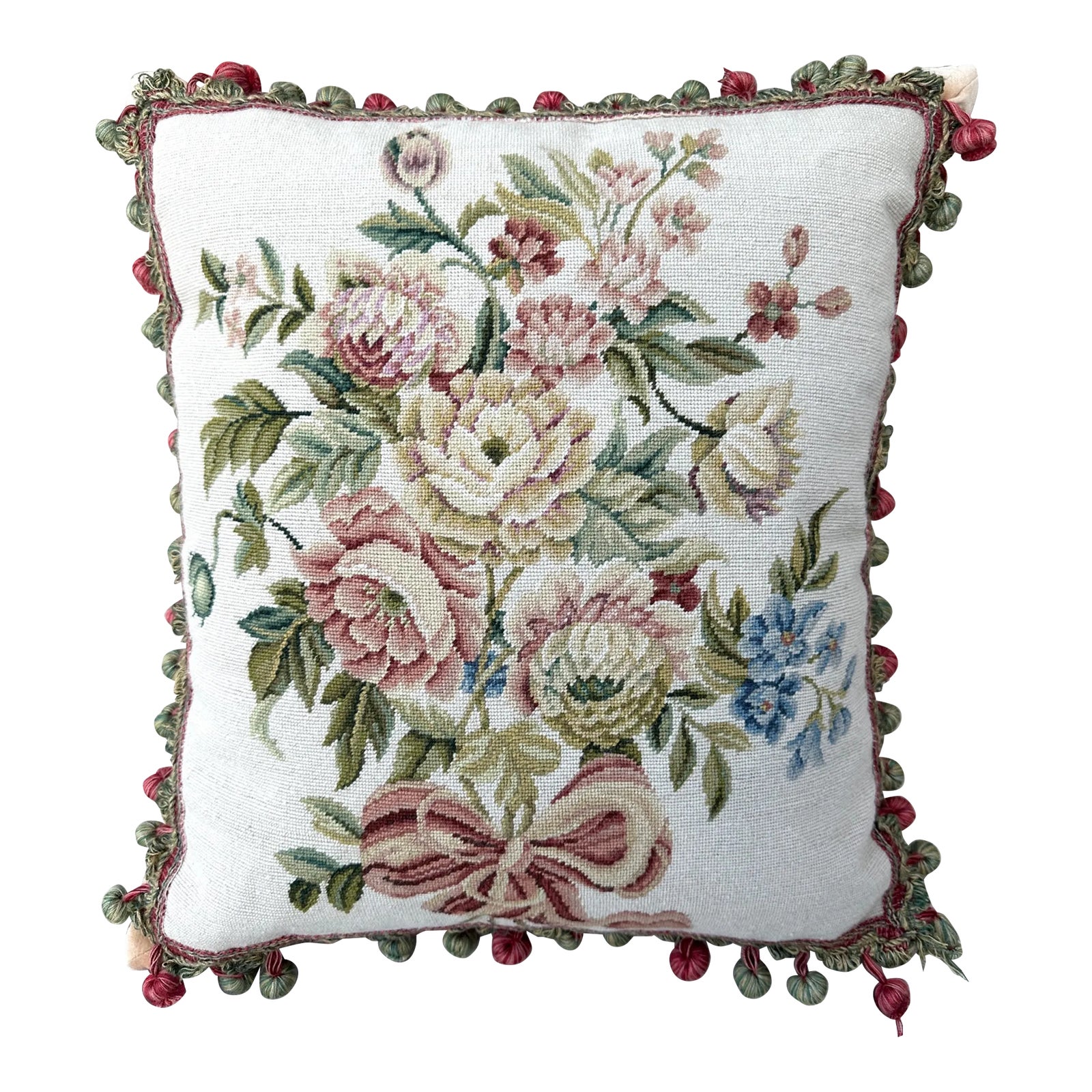 Pickleball Era Needlepoint Pillow