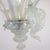 Vintage Baroque Style Four Arm Opaline Murano Chandelier For Sale - Image 9 of 12
