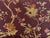 Vintage Jacquard Brocade Pillow Pair in Eggplant and Burnt Orange For Sale - Image 4 of 8