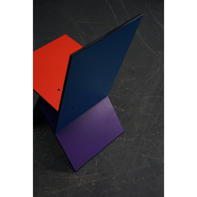 Verner Panton Postmodern Vilbert Side Chair by Verner Panton, 1990s For Sale - Image 4 of 15