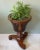 Antique Regency Mahogany Plant Stand With Original Brass Liner For Sale - Image 10 of 11