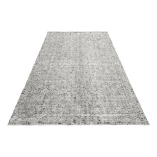 Bohemian Handmade Grey Rug, 1980s For Sale