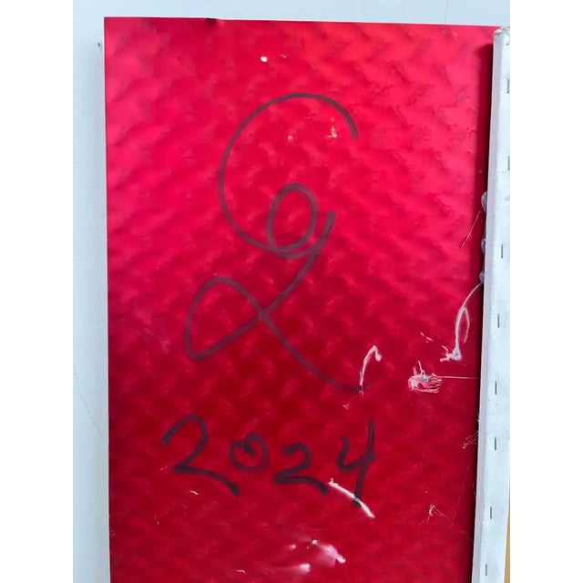 Charles Gitnick Heart of Guns Red Conceptual Mix Media 2024 For Sale - Image 16 of 17