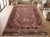 Traditional Vintage Maimana Kilim Area Rug, Handwoven Wool, 8x12, Rose & Slate For Sale - Image 3 of 11