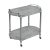 Wood Kathleen 2-Tier Bar Cart, Gray For Sale - Image 7 of 7